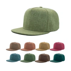 Gorra snapback de cáñamo