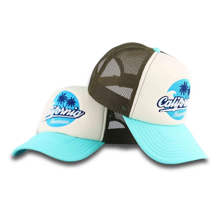 Tapa de camionero de border de bordado de coco de playa