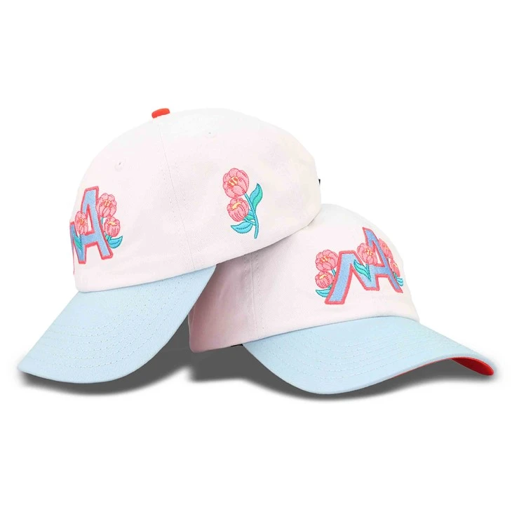 Tema de la flor azul gorro de papá