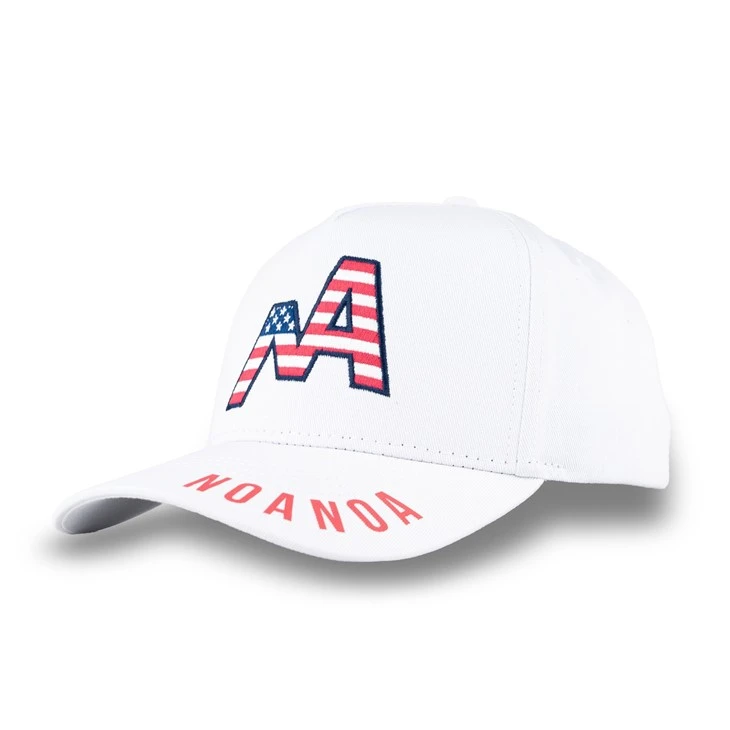 National Flag Style White Baseball Cap