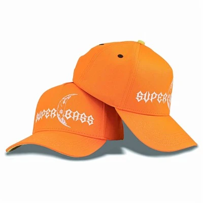 Patrón de encaje de naranja Capilla de béisbol de luna